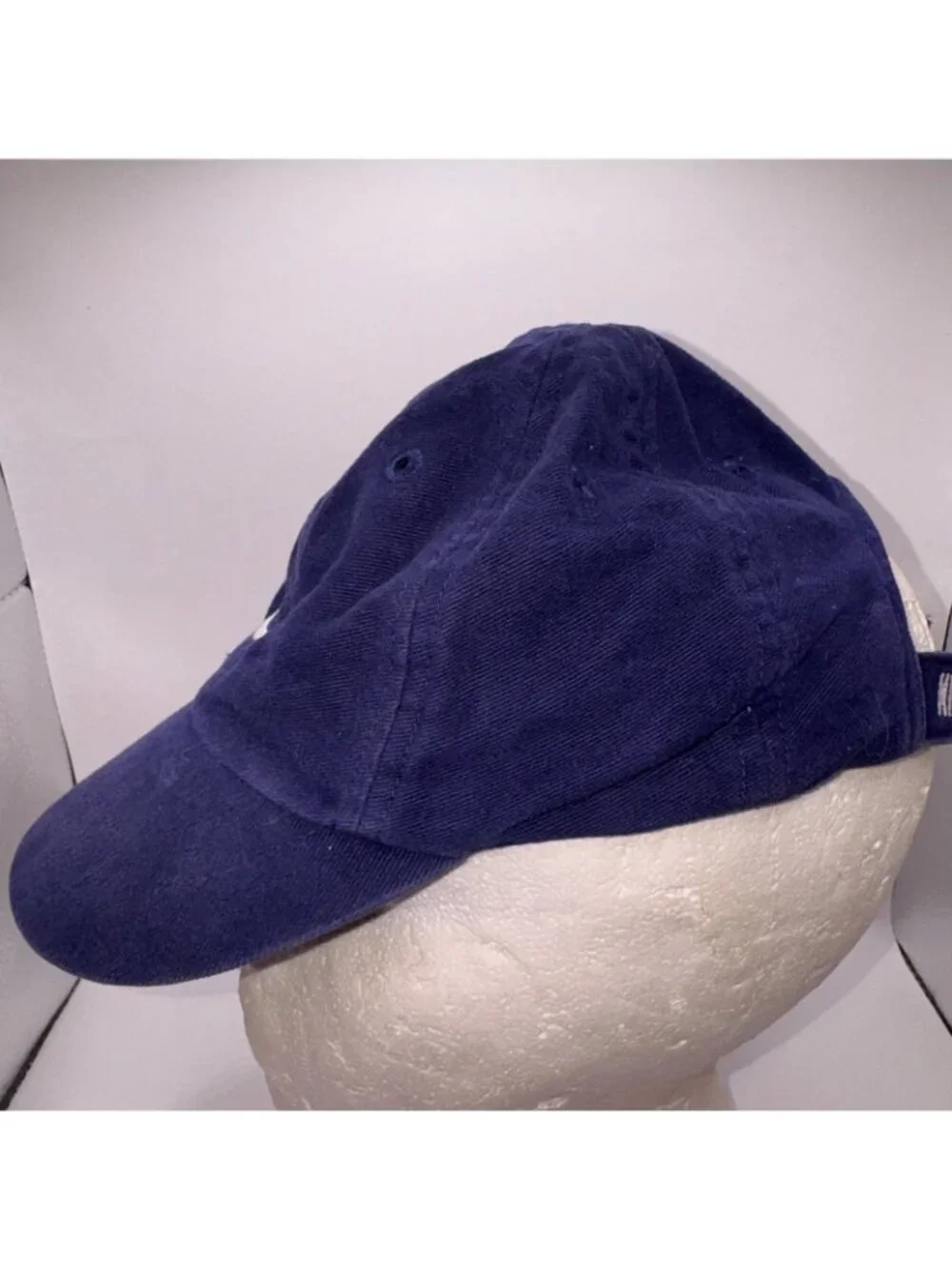 Nike Youth Baseball Cap Hat, Blue/Navy, Swoosh Logo, Size Toddler Kid Strapback